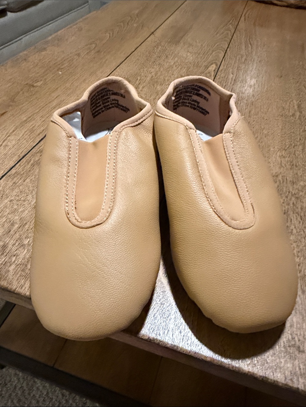 Revolution Dancewear Stretch Slip On Jazz Shoe - Dark Tan